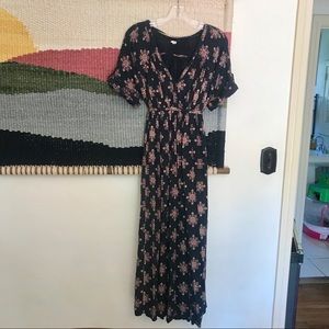 Free People Maxi short sleeve dress